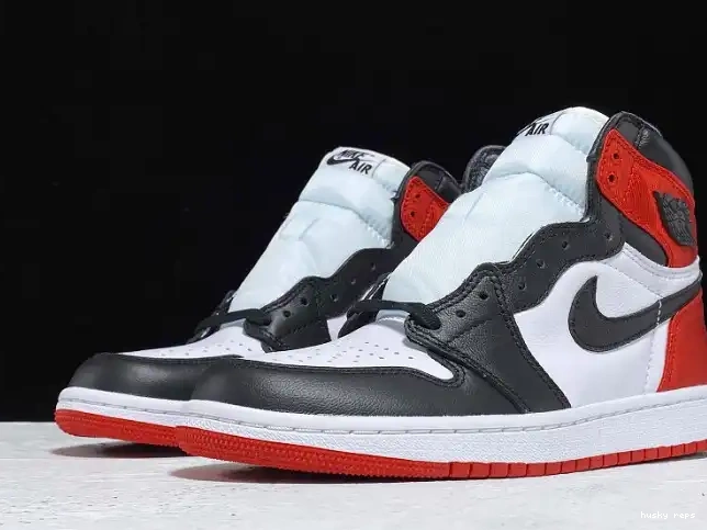 Cheap Husky Toe Jordan Air Retro High 1 CD0461-016 Satin Black 0507